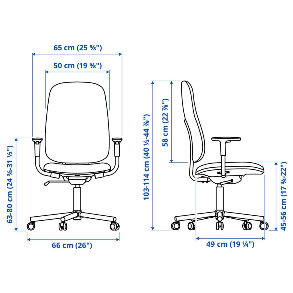 Standard Office Chair Height