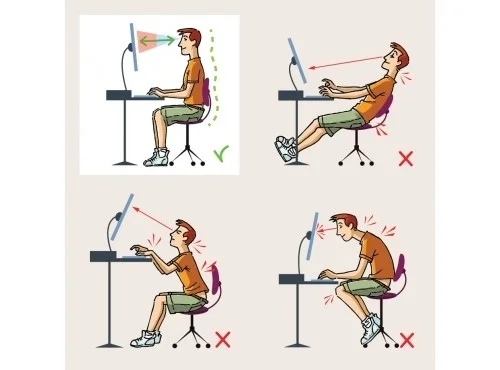 Ergonomic Monitor Height For Posture
