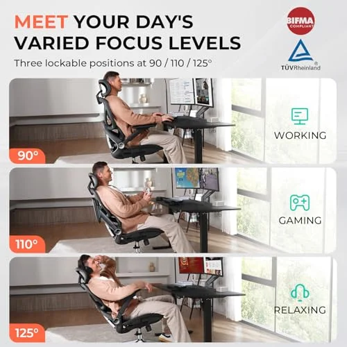 CAPOT Ergonomic Mesh Office Chair
