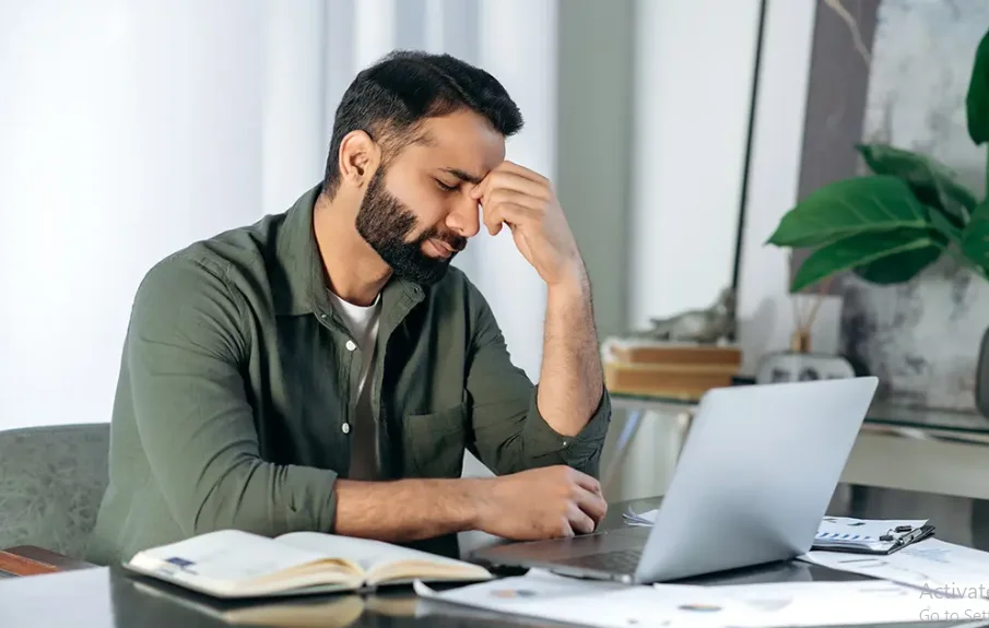 Headache From Sitting At A Desk