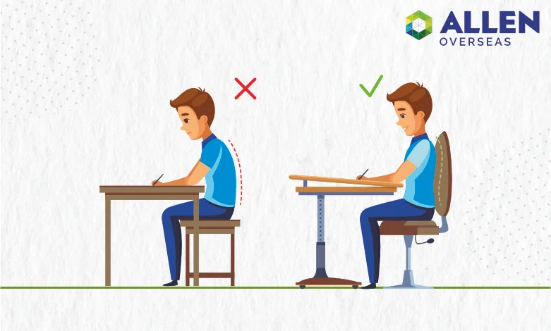 Proper Sitting Posture For Students At Desk
